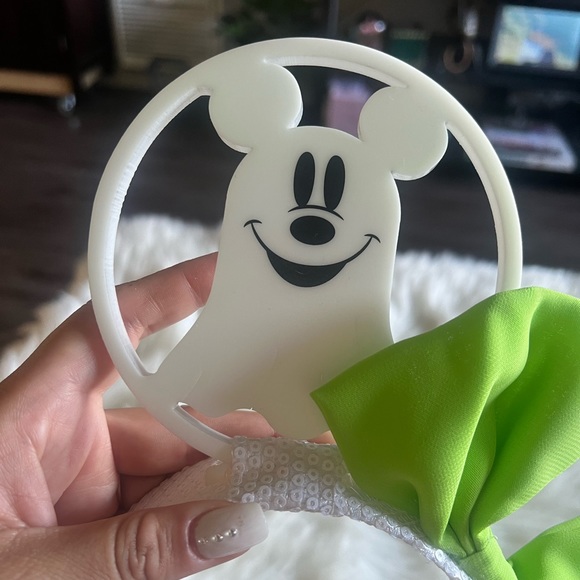 Glow in the dark Mickey / Minnie Halloween ears / headband - Picture 4 of 4